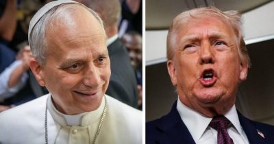 Papa Leone e Donald Trump.