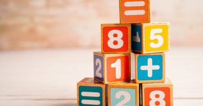 Blocchi con numeri.