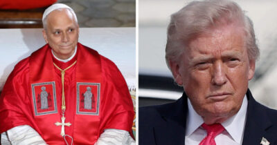 Papa Leone e Donald Trump.