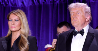 Melania e Donald Trump.