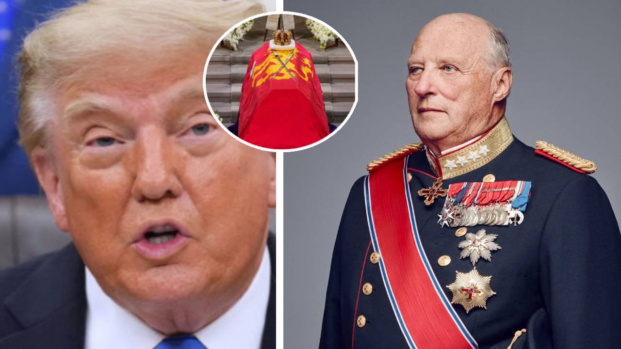 Trump e Re Harald.