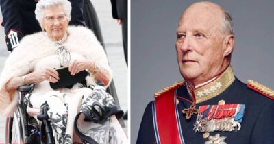 La principessa Astrid e il fratello Re Harald di Norvegia.