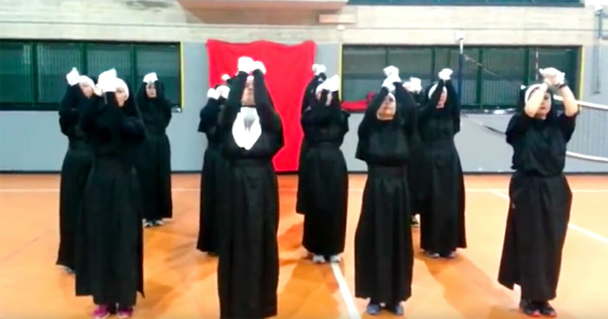 dansende nonnen