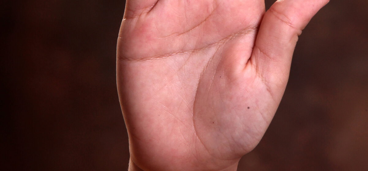 simiaanlijn hand