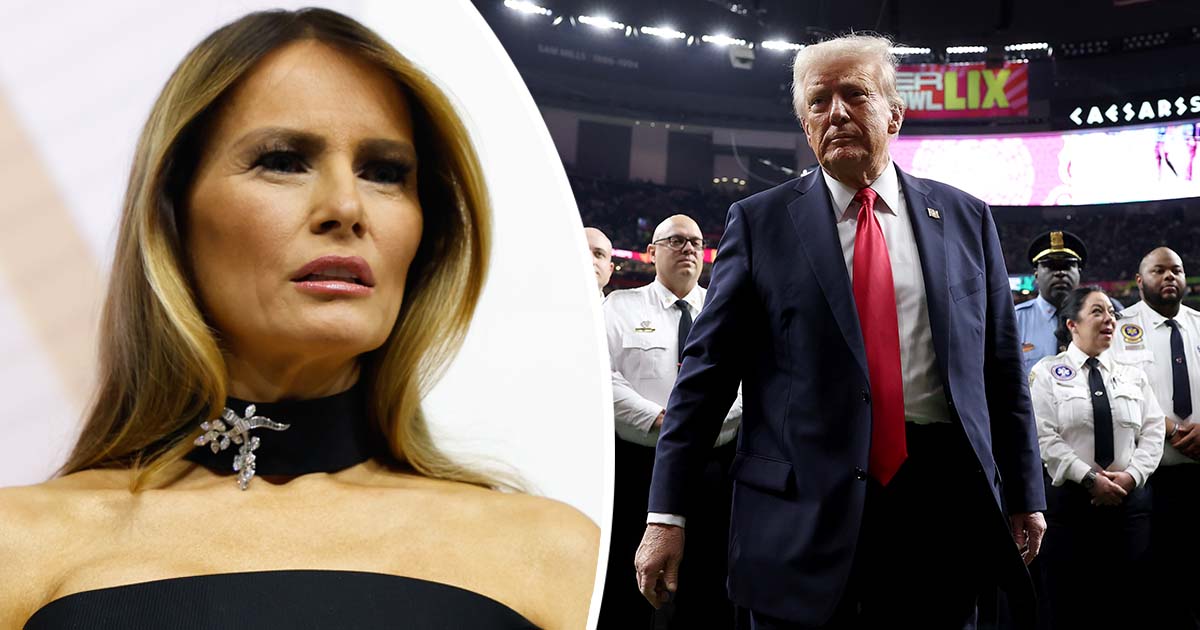 Melania Trump met Donald Trump