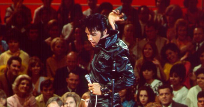 elvis leren pak