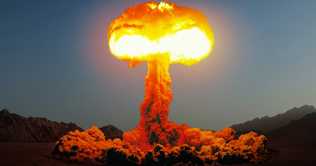 kernbom explosie