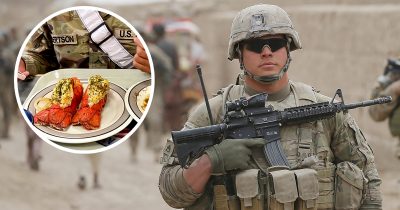 biefstuk kreeft soldaat