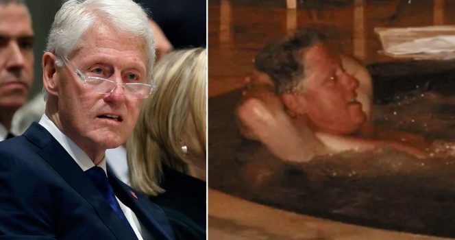bill clinton jacuzzi