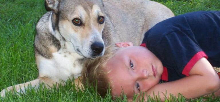 Ryan Gibbons et son chien