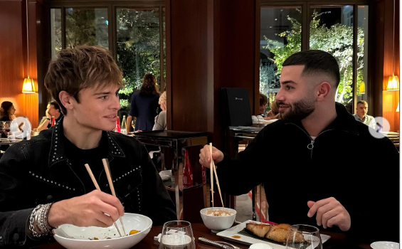 Capture d'écran Instagram Cameron Smet