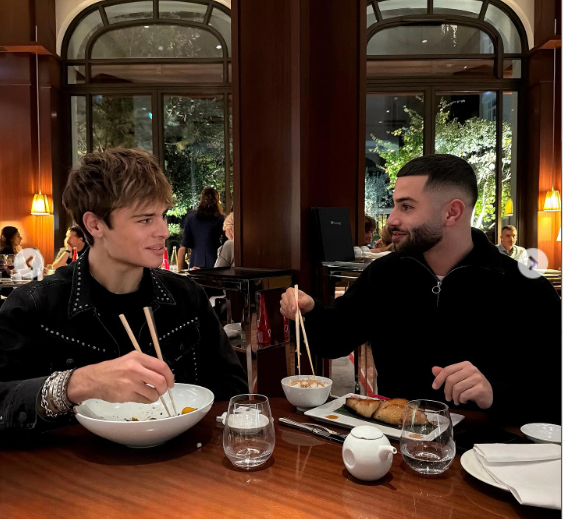 Capture d'écran Instagram Cameron Smet