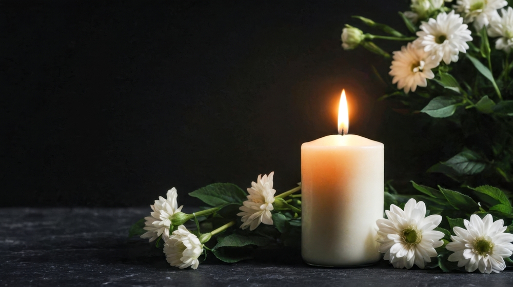 Fleurs et bougies