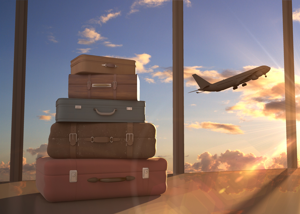 Sacs de voyage et avion