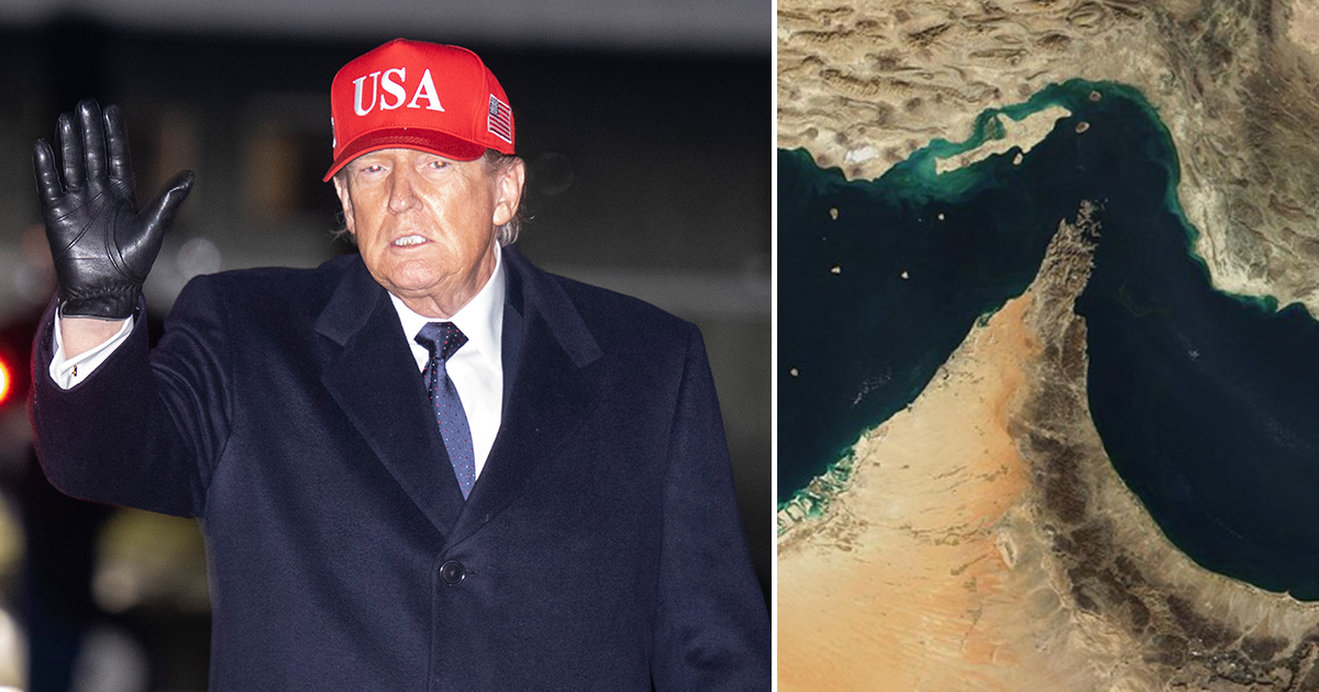 Donald Trump et le détroit d'Ormuz