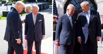 Le roi Charles et Donald Trump