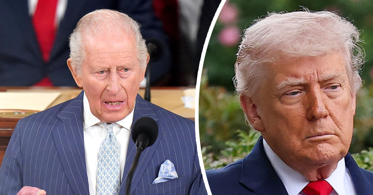 Le roi Charles et Donald Trump