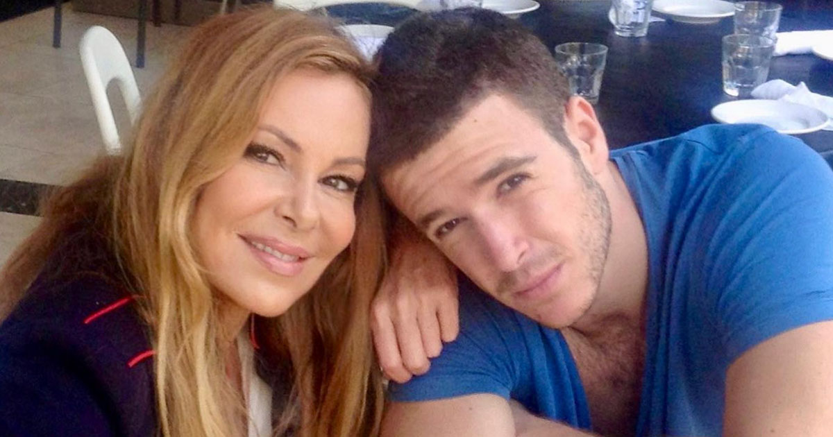 Ana Obregón et son fils