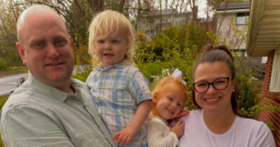 Michael Stephen, sa femme et ses enfants