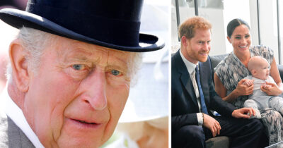 Roi Charles, le prince Harry et Meghan