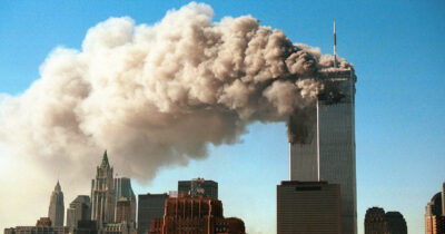 World Trade Center en fumée